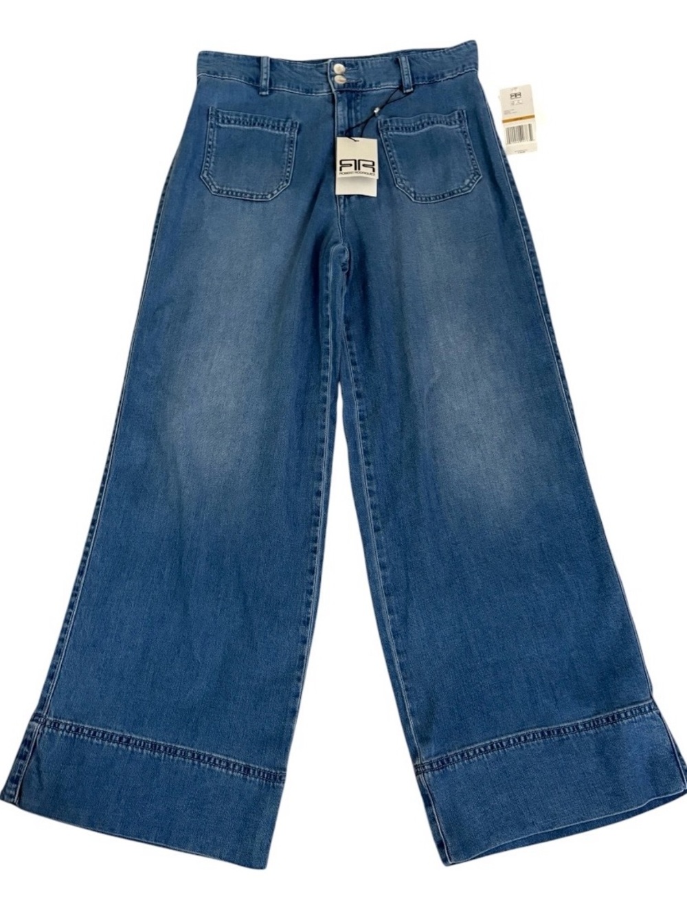 Robert Rodriguez Seaside Wide Leg Ankle Jeans Size 29 NWT High Rise MSRP $98